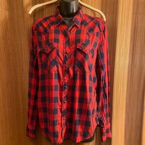 Denim & supply Ralph Lauren plaid button up L/S